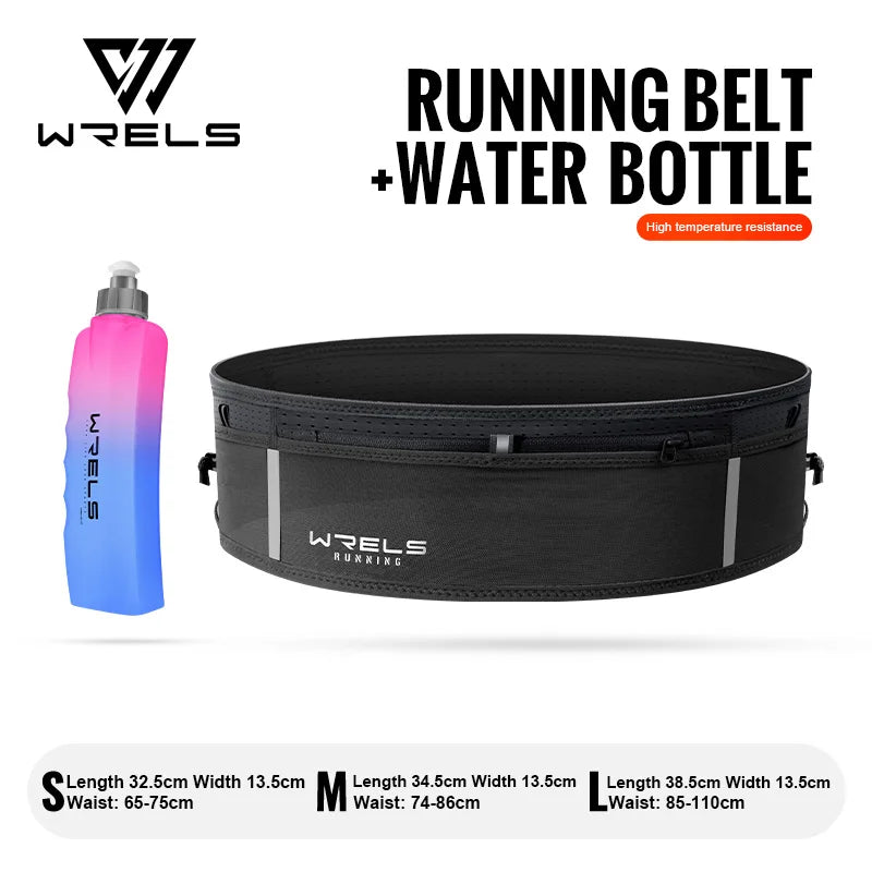 WRELS Invisible Running Belt - Waterproof Multi-Function Marathon Fanny Pack