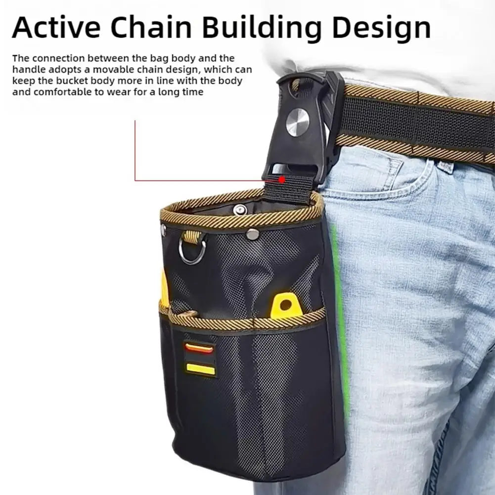 Vabena Oxford Cloth Rotatable Tool Waist Bag | Electrician Woodworking Organizer