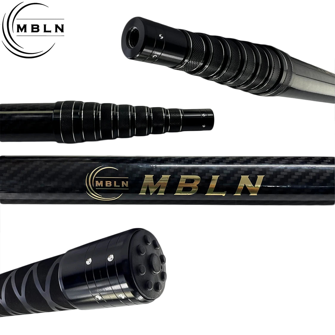 MBLN Carbon Fiber Telescopic Shovel Net | 3m Pole, 45cm Head