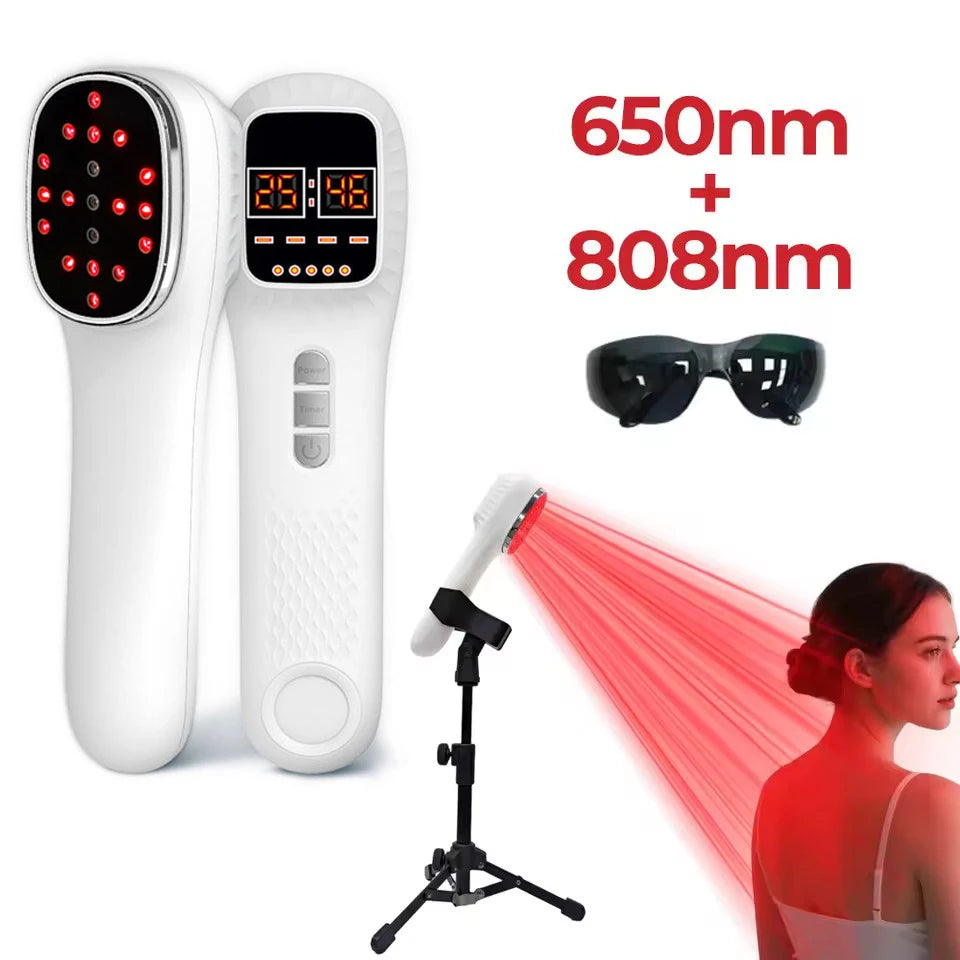 650nm+808nm Red Light Infrared Therapy Device for Skin Rejuvenation & Pain Relief