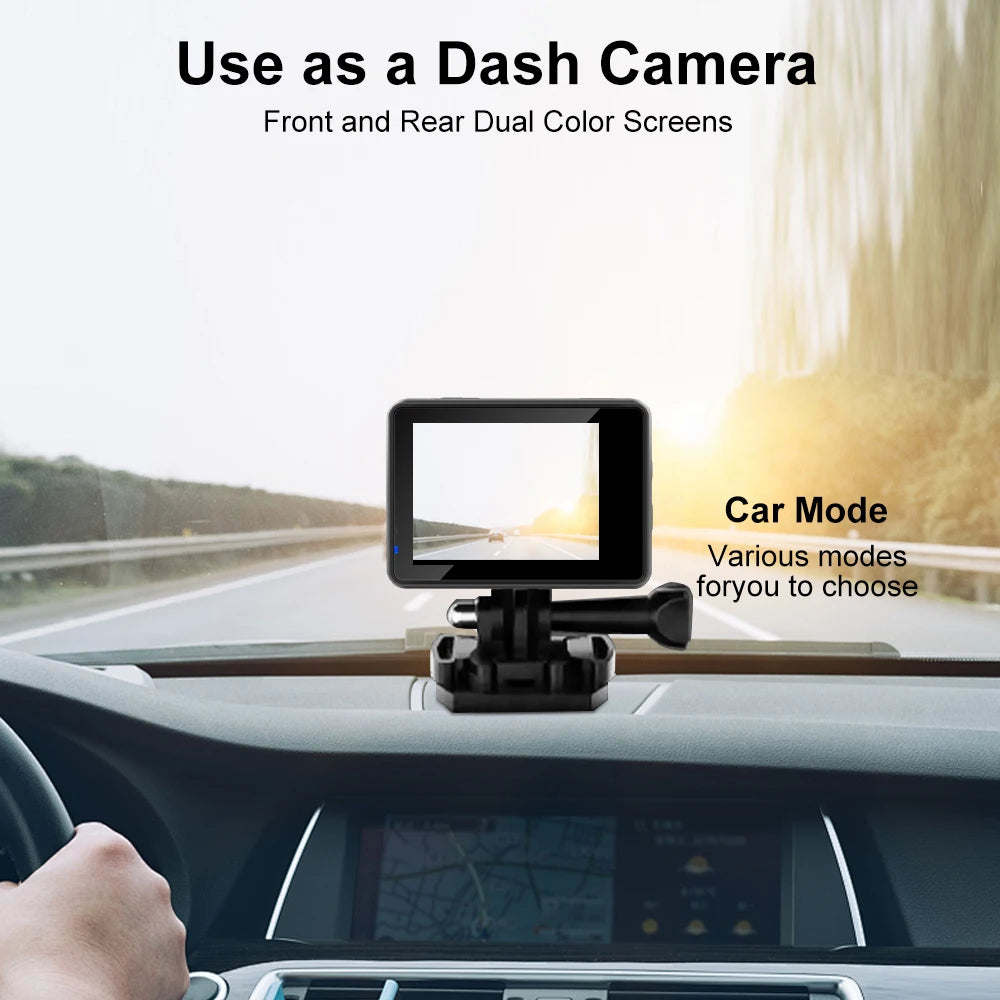 Ourlife 4K Action Camera - Waterproof, WiFi, Touch LCD | Capture Your Adventures