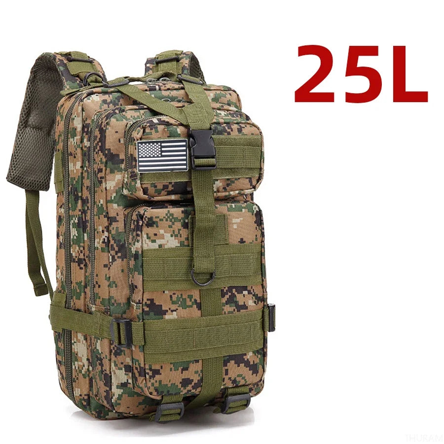 Thuram 1000D Waterproof Tactical Rucksack for Hiking & Camping