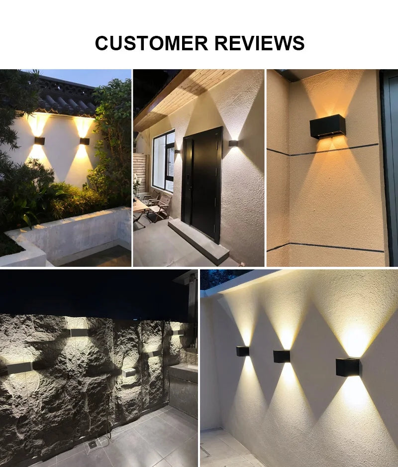 Pumous Dual-Directional Waterproof Outdoor LED Light
