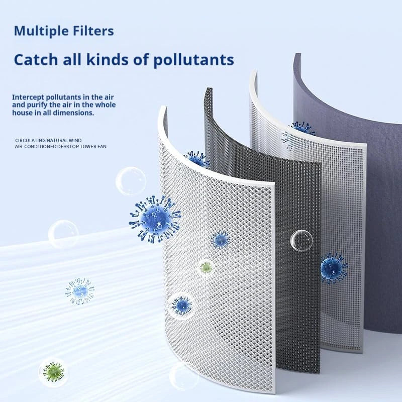 TINSOL Mini Air Purifier - HEPA Filter & Negative Ion Technology