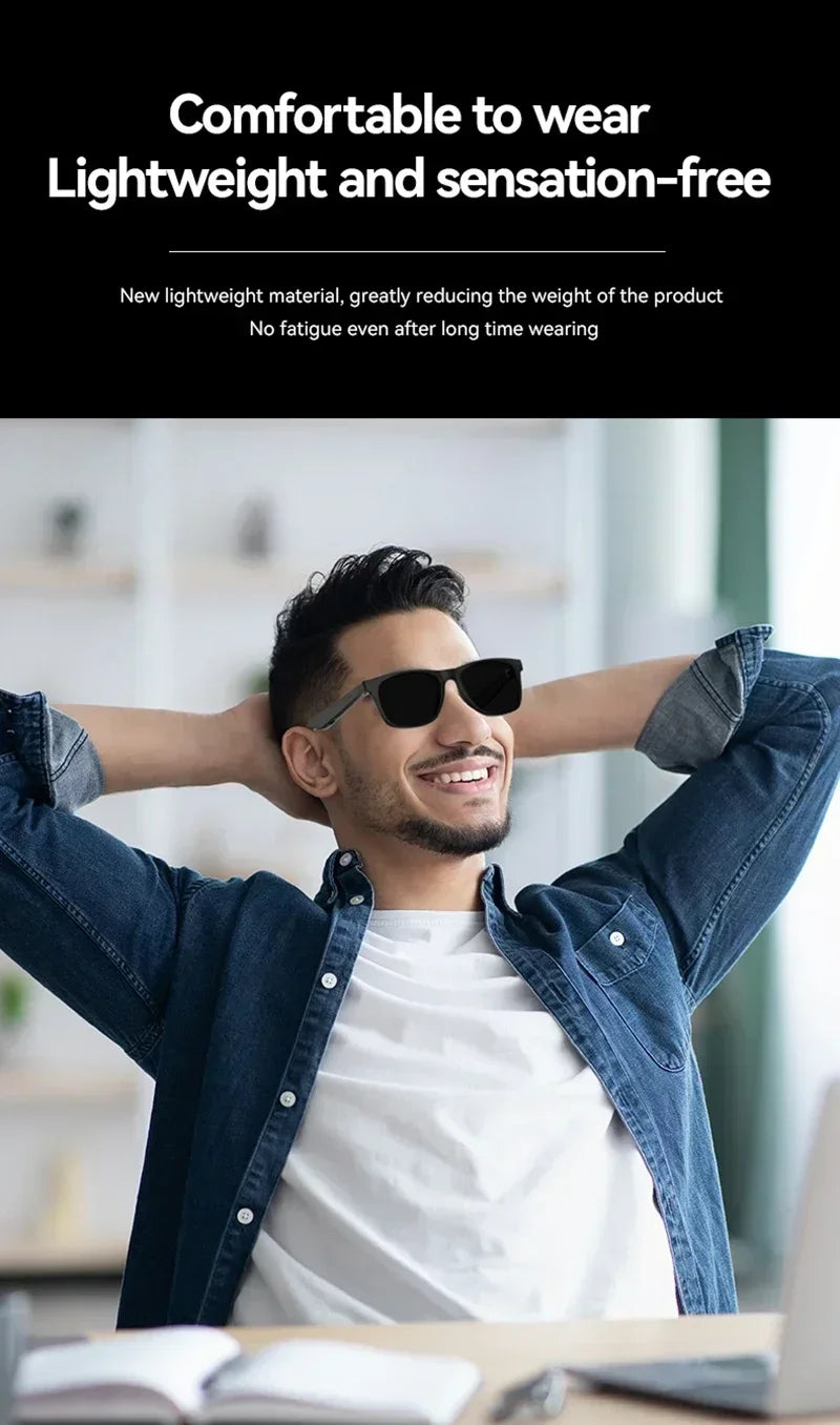 Lenovo AI Smart Camera Glasses - Hands-Free Live Capture & Streaming