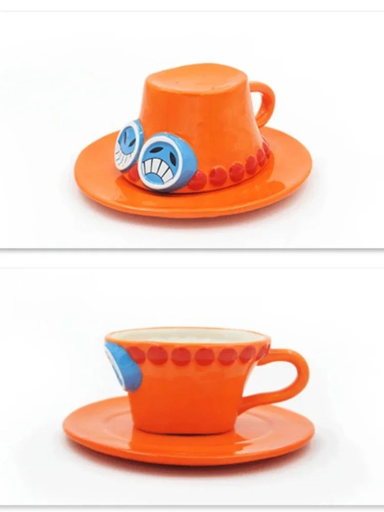 Anime Hat Ceramic Mug & Plate Gift Set - Fandom Present