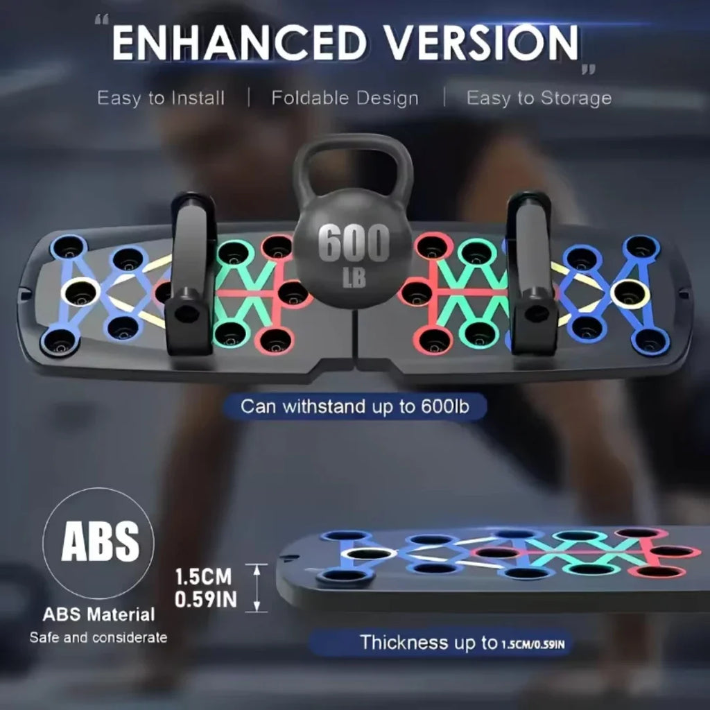 Portable Push-up Board Set | Home Gym Fitness Equipment for Full Body Workout