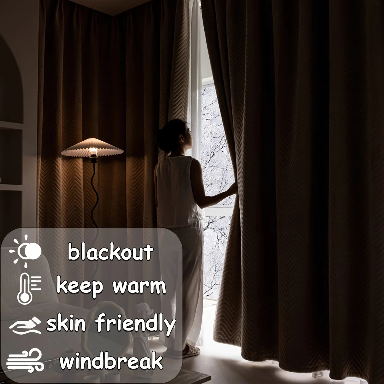 Luxury Velvet Blackout Curtains | Thermal & Noise Reducing
