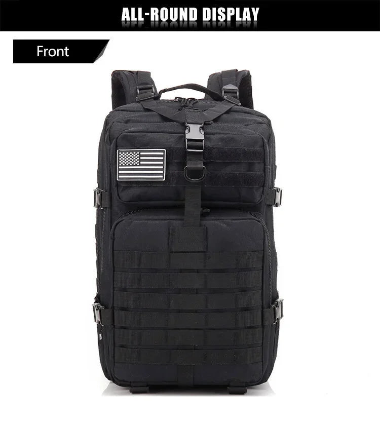 ReFire Gear 50L Tactical Assault Pack - Durable Military Backpack