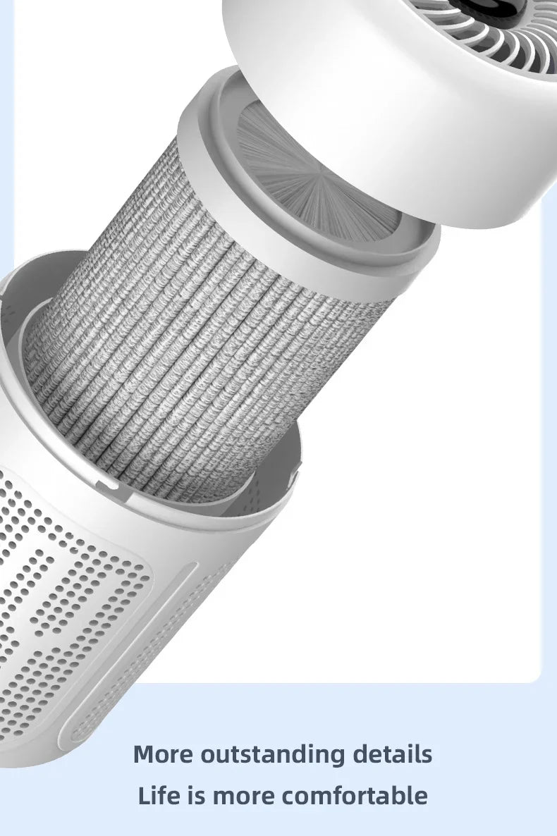 TINSOL Mini Air Purifier - HEPA Filter & Negative Ion Technology