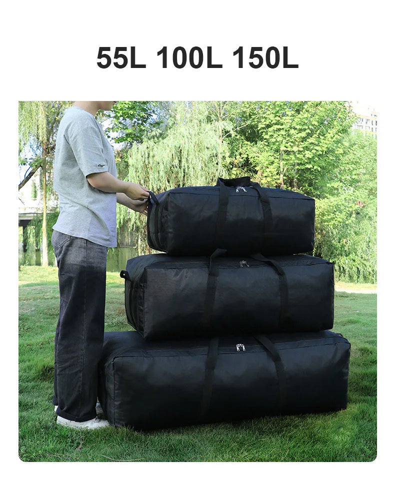 Vabena 1680D Waterproof Heavy-Duty Travel Duffle Bag - Large Storage