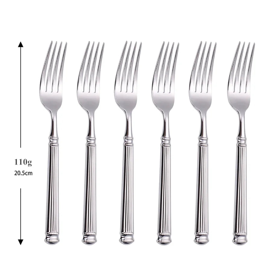 Luxury Roman Column 18/10 Stainless Steel Cutlery Set