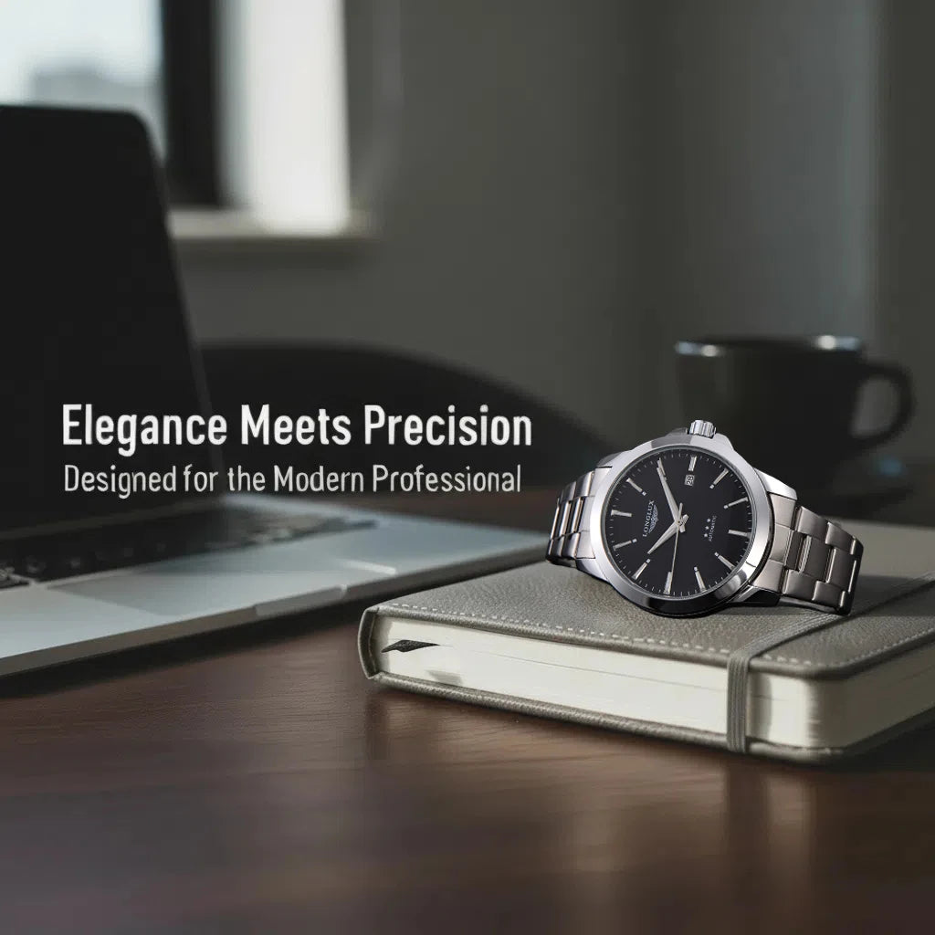 Men's Automatic Watch | Mechanical Business Date Stainless Steel Luminous Waterproof