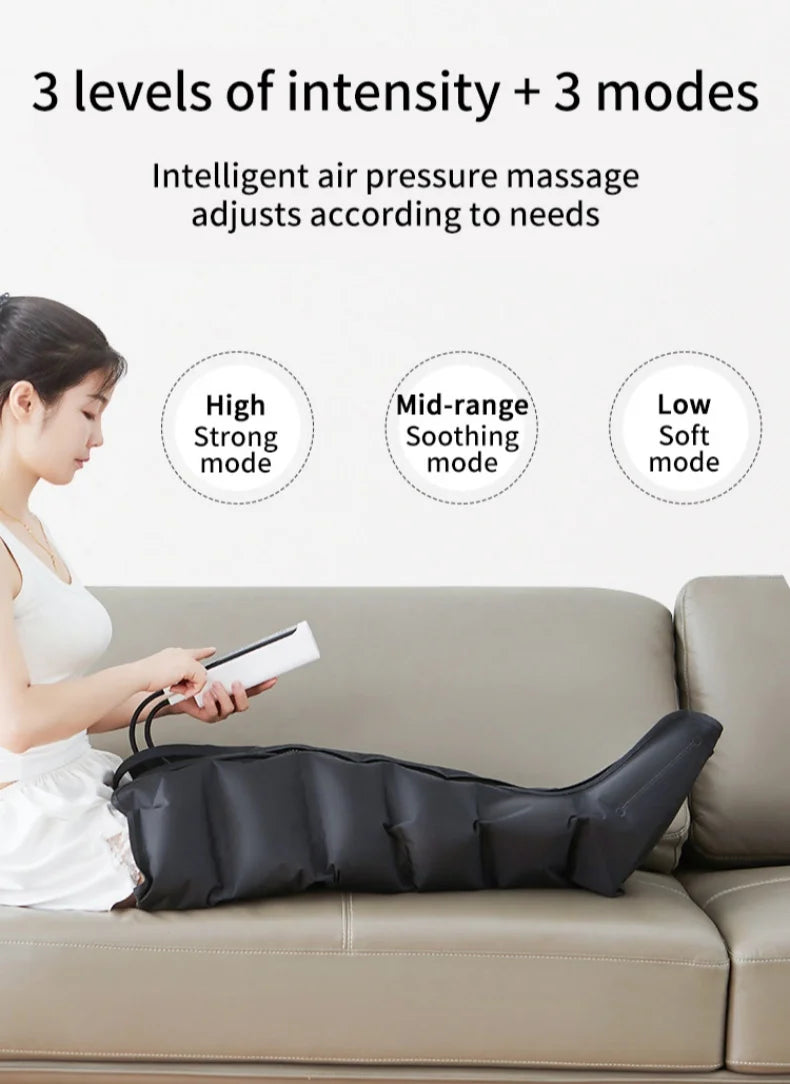 Leg & Foot Air Wave Massager Boots | Smart Circulation Recovery