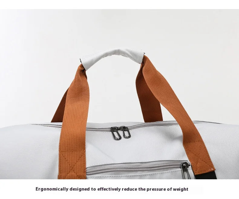 Men's Large Capacity Waterproof Gym Bag - Travel Sports Duffle & Crossbody