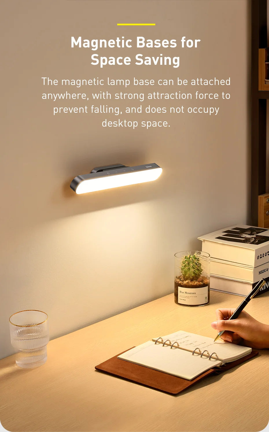 Baseus Magnetic Monitor Light Bar - Eye Protection Desk Lamp for PC