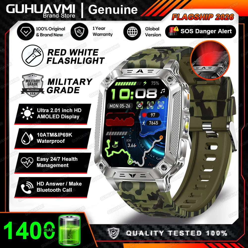 Apex Outdoor Smartwatch | GPS, Flashlight, AMOLED, 10ATM - Your Ultimate Adventure Companion
