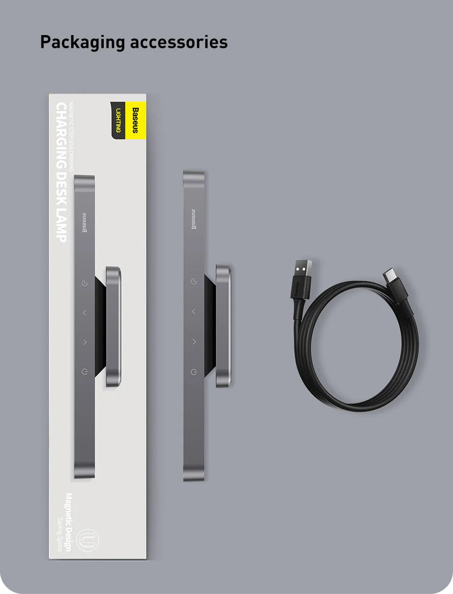 Baseus Magnetic Monitor Light Bar - Eye Protection Desk Lamp for PC