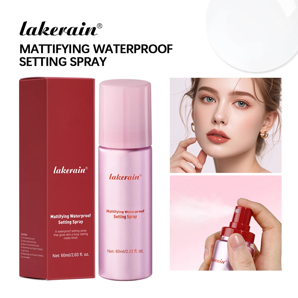 Mattifying Waterproof Setting Spray - Glossy Matte Finish