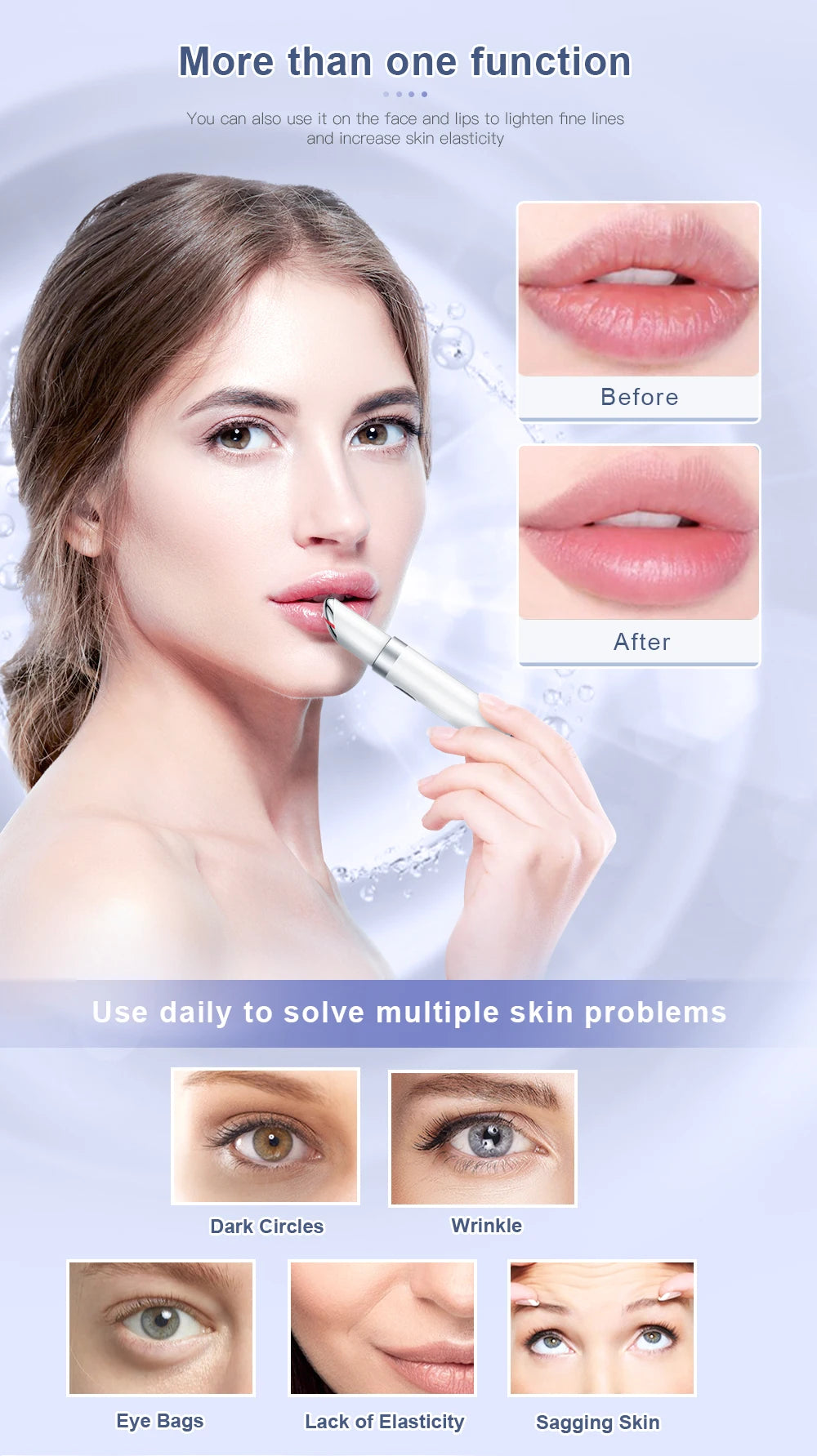 ANLAN Electric Eye Massager | Microcurrent Skin Lifting, Wrinkle & Dark Circle Remover