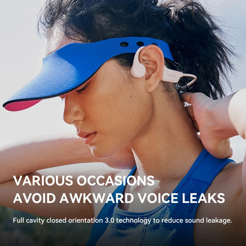 Sanag B60S Bone Conduction Swimming Headphones IPX8 Bluetooth MP3
