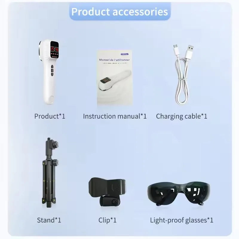 650nm+808nm Red Light Infrared Therapy Device for Skin Rejuvenation & Pain Relief