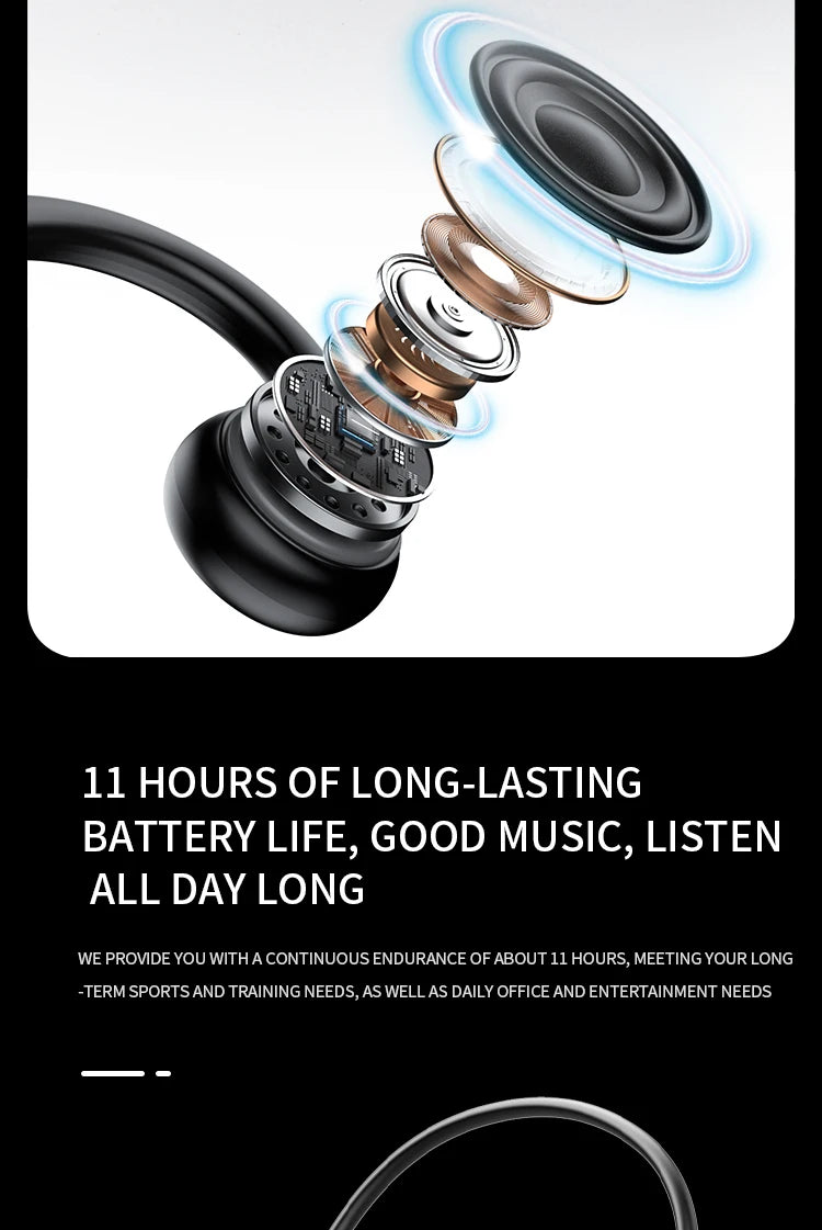B8 True Bone Conduction Earphones | Bluetooth 5.3 Sports Wireless IPX5