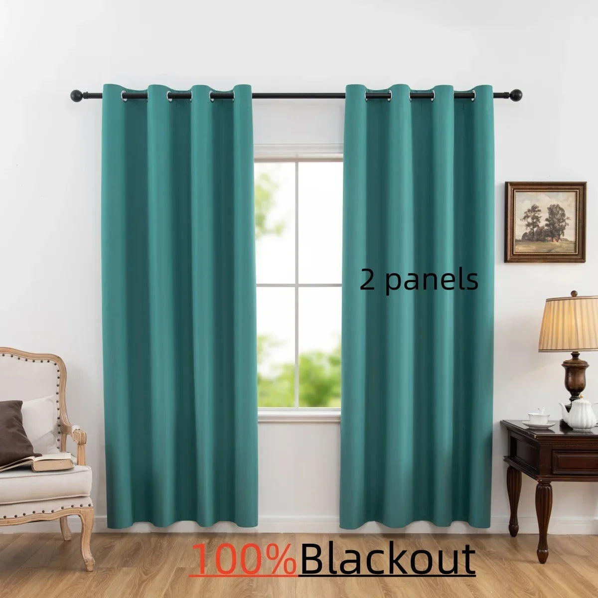Modern 100% Blackout Curtains | Total Room Darkening & Privacy