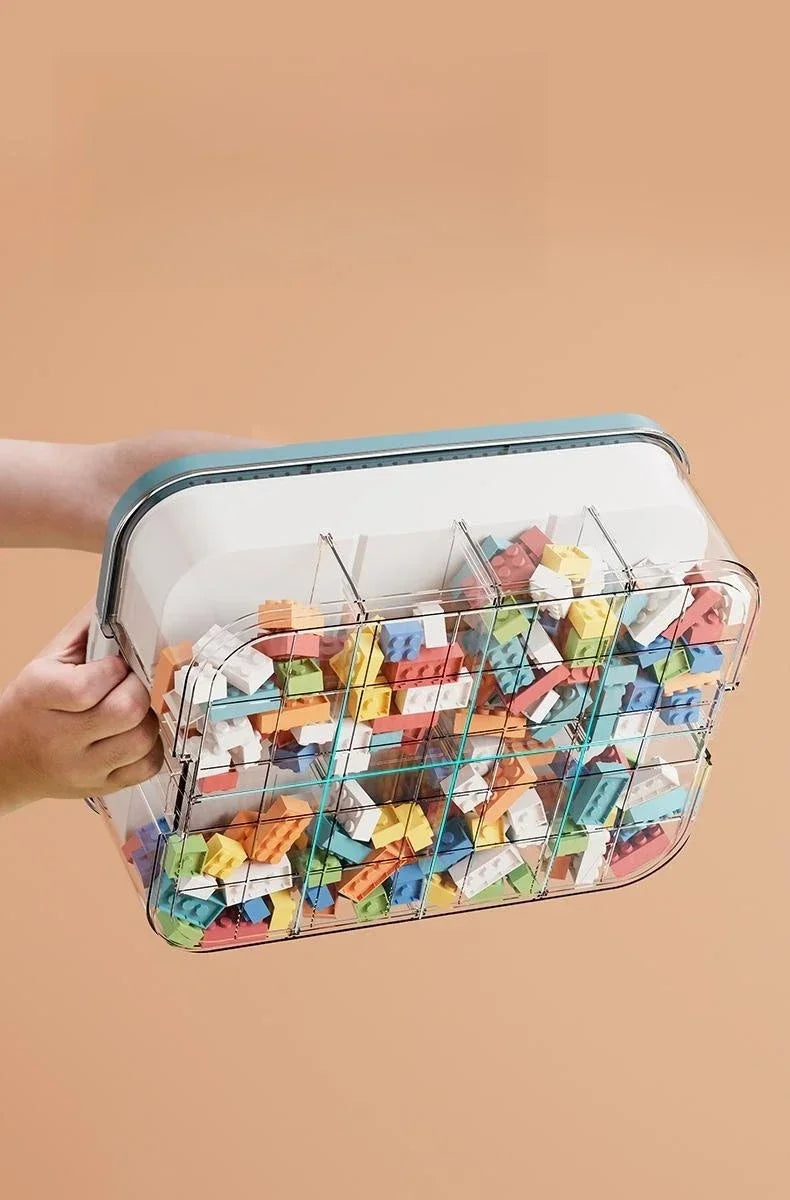 Lego Storage Box | Kids Toy Organizer | Building Block Sort Container