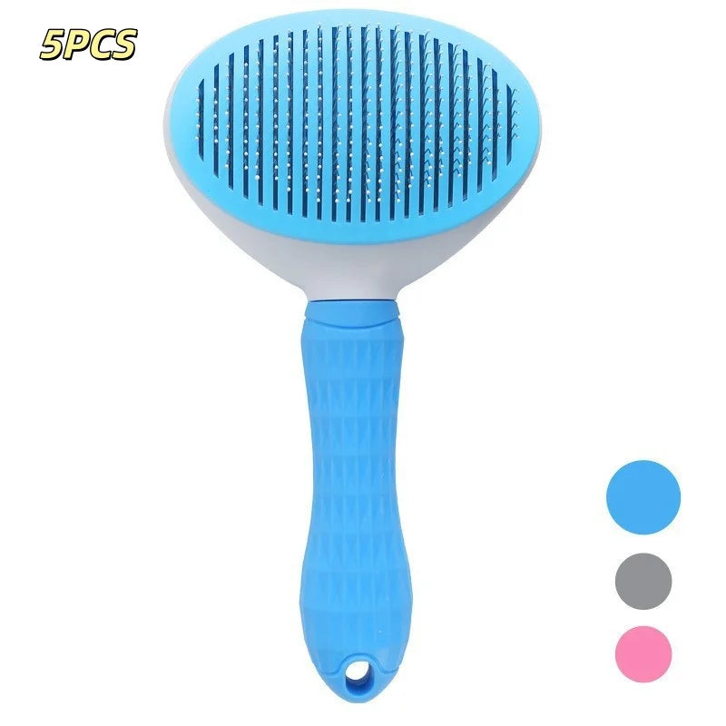 Self Cleaning Pet Brush & Dematting Comb - Dogs & Cats