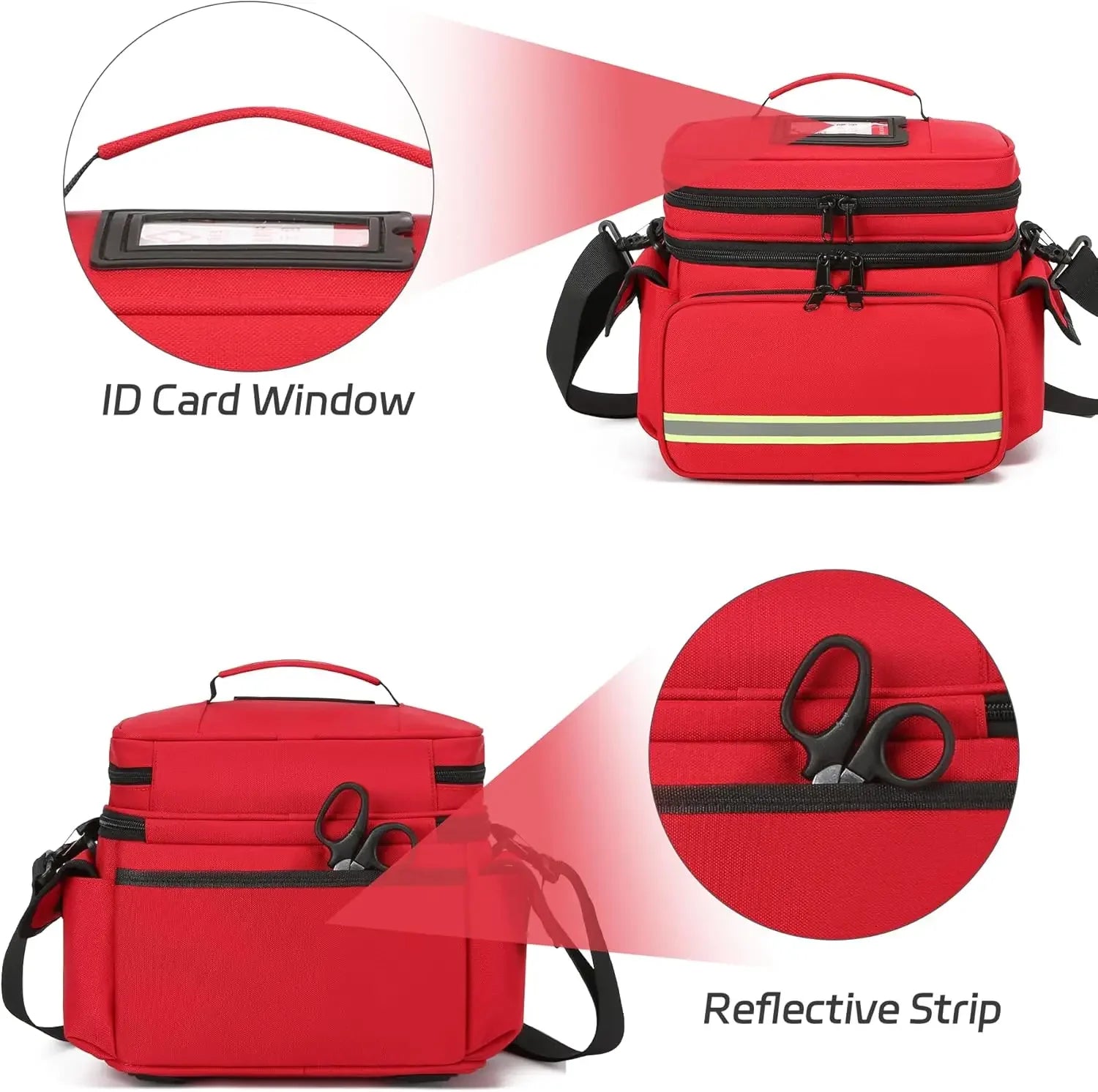 Outdoor Emergency First Aid Bag - Waterproof & Reflective