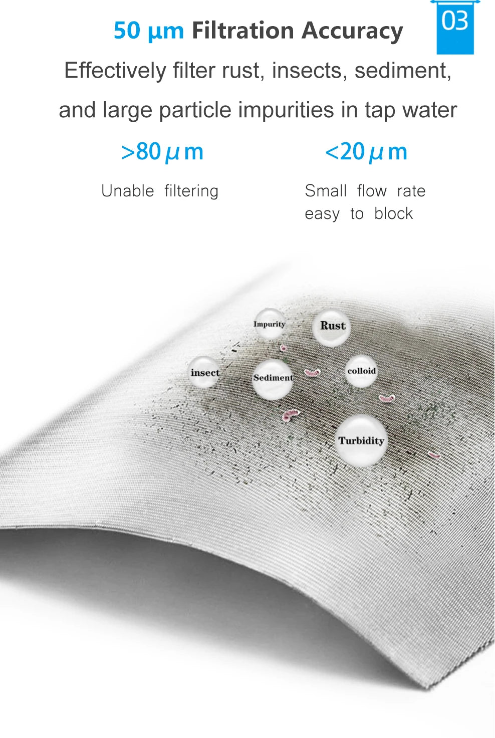 ALTHY Whole House Spin Down Sediment Water Filter Central Prefilter System