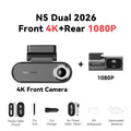 DDPAI N5 Dual 4K HDR Dash Cam - Front & Rear AI NightVIS DVR