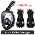 Vabena Full Face Diving Mask - Anti-Fog Snorkel Gear for Adults & Kids