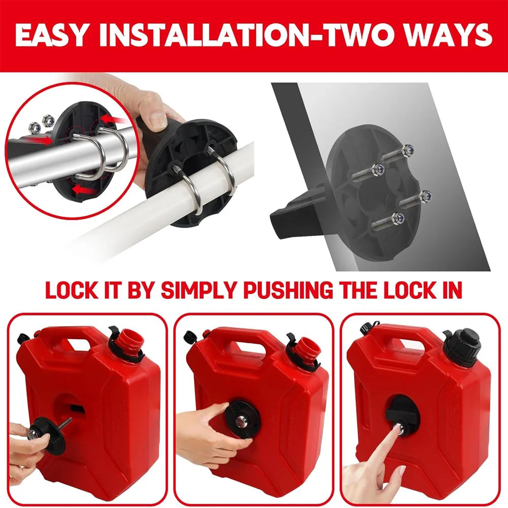 Motorcycle Fuel Tank 3/5L Child Lock Anti-static Jerry Can