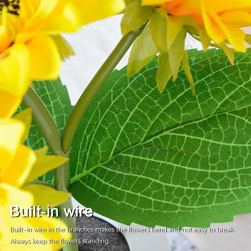 Vabena Rechargeable Sunflower LED Accent Light | Ambient Decor