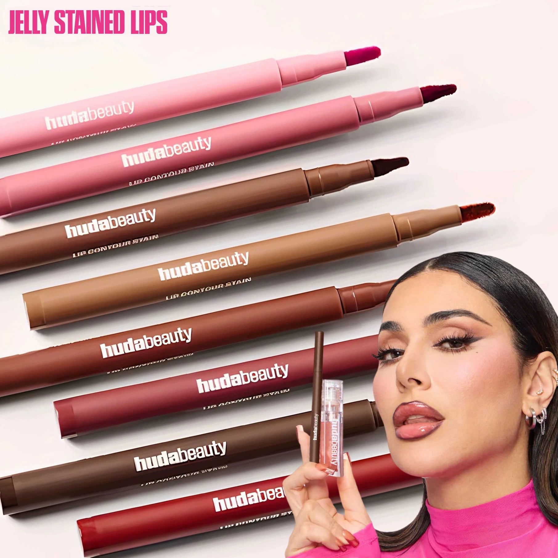 Vabena Velvet Brown Lip Liner Pencil - Matte, Waterproof & Non-Stick Lip Contour