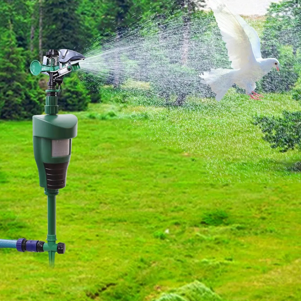 Motion Sprinkler Animal Deterrent - Garden Pest Control Jet Spray