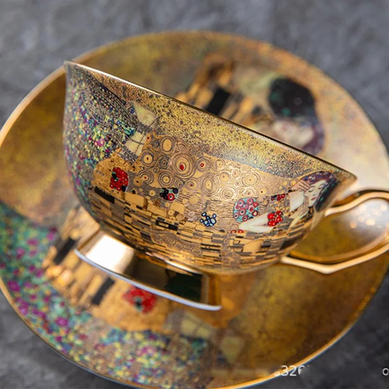 Vabena Luxury European Bone China Coffee & Tea Set - Elegant Tableware
