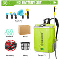 ONEGREEN 20L Rechargeable Electric Garden Sprayer for Makita 18V Battery - High Capacity Lawn Irrigation