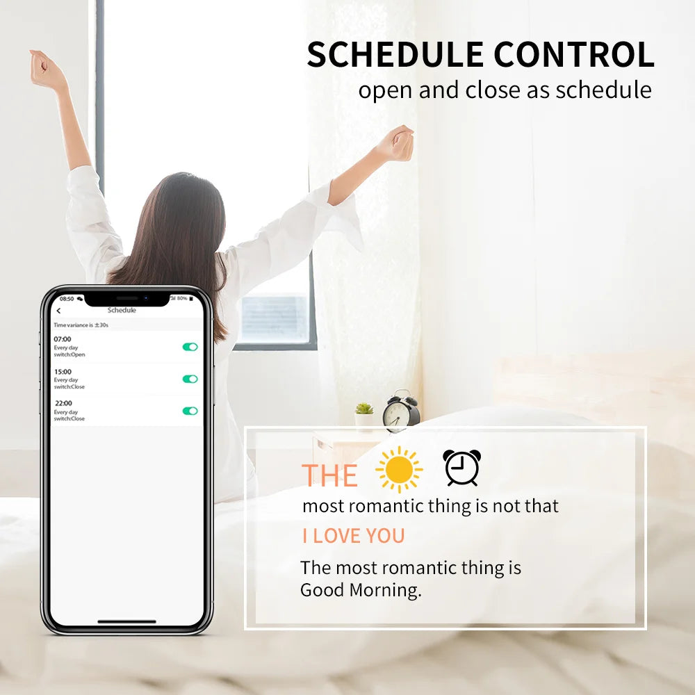 Tuya Smart Shutter & Curtain Motor - Automated Blinds Control