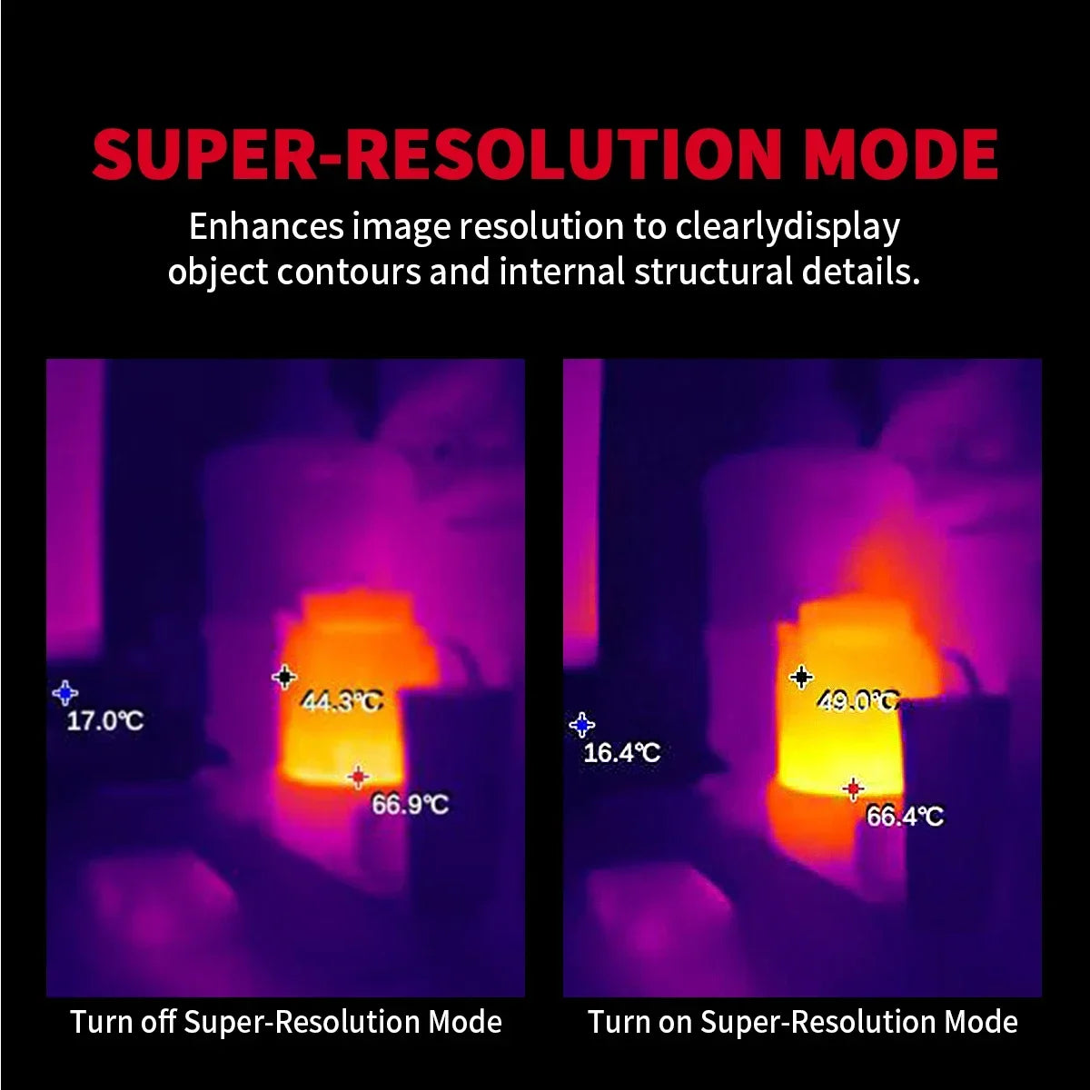 HABOTEST HT821A Rechargeable Thermal Camera - Waterproof & Dustproof