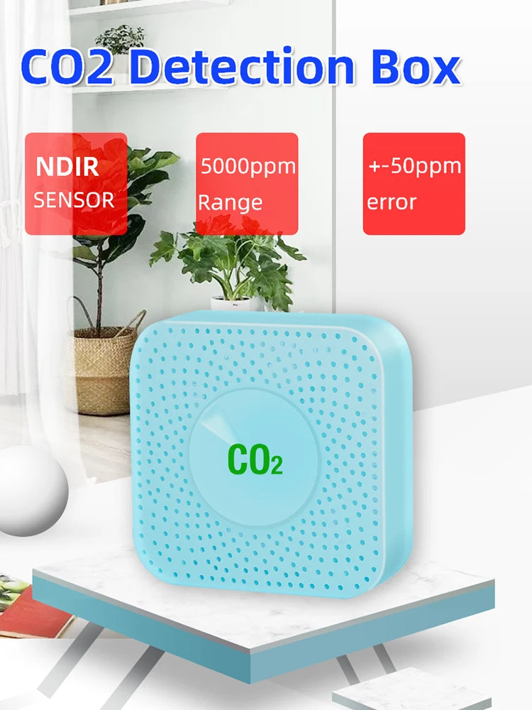 Vabena Precision NDIR CO2 Monitor | Accurate Indoor Air Quality Sensor