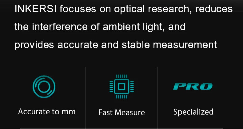 INKERSI High Precision Laser Rangefinder Digital Tape Measure