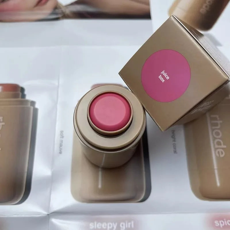 iPhone 16/17 Pro Max Makeup Phone Case: Blush, Lip Gloss & Lipstick Stick