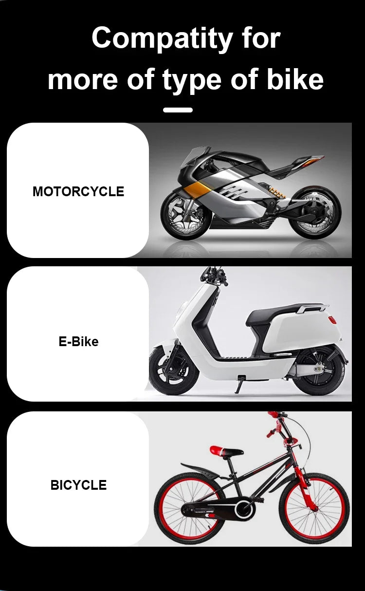 Motorcycle Phone Holder & Fast Charger - Wireless, USB, Type C | Shockproof Bike Mount
