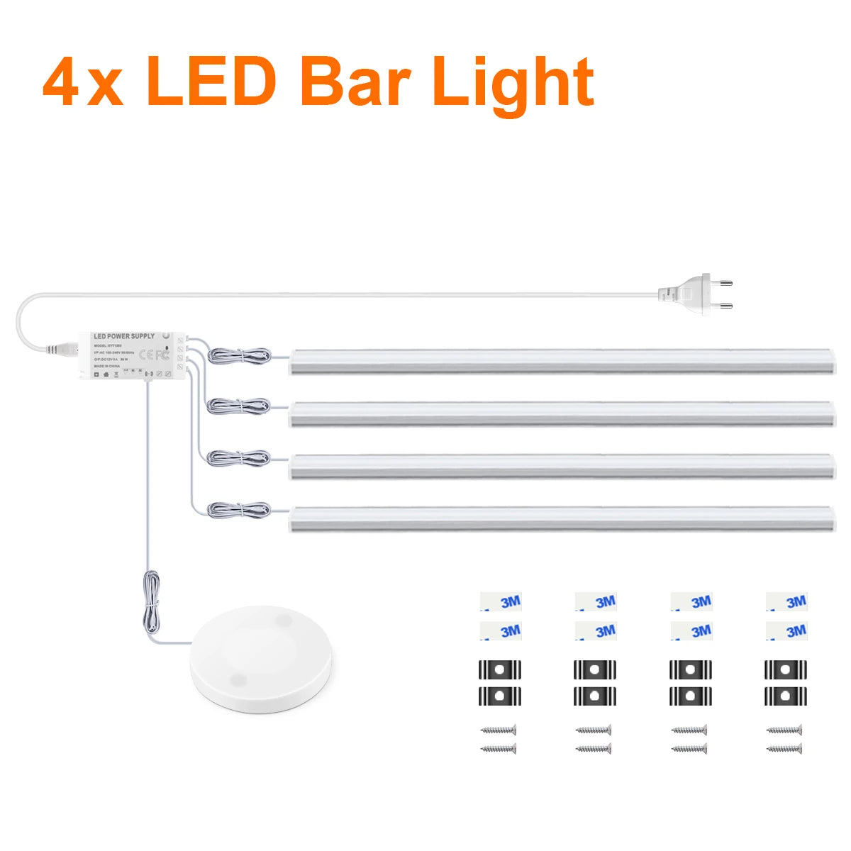 Smart LED Under Cabinet Lighting | Hand Scan Motion Sensor & Dimmer