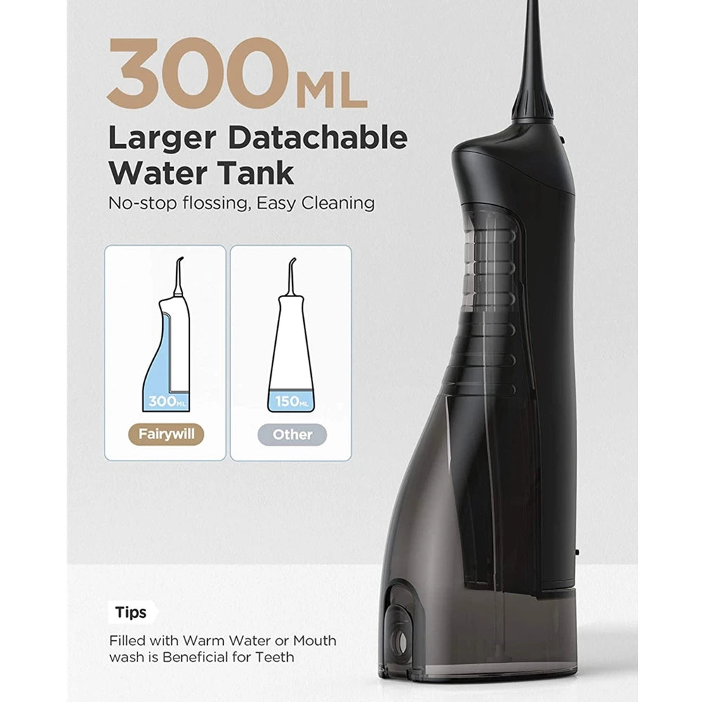 Fairywill Water Flosser - Rechargeable Portable Oral Irrigator