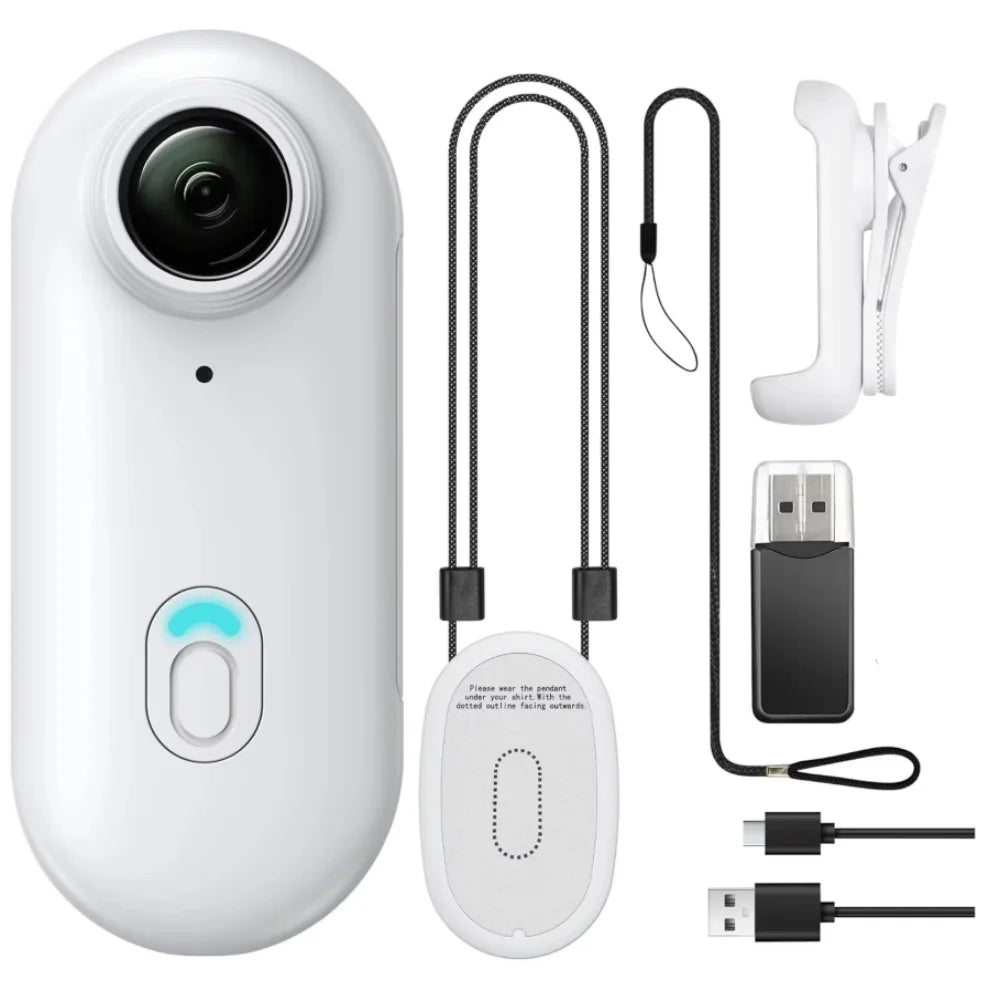 Vabena 4K Mini Action Camera - Waterproof POV Body Cam for Adventures