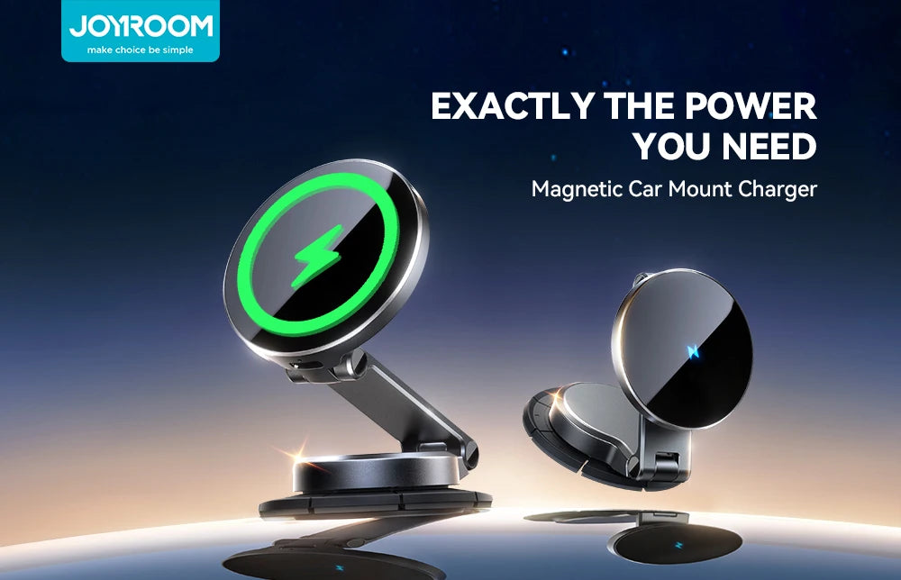 Joyroom N55 15W Wireless Charging Magnetic Car Mount